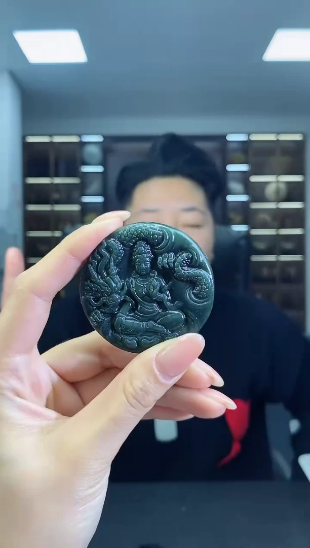 【闪购商品】和田玉颈饰未镶嵌御龙观音