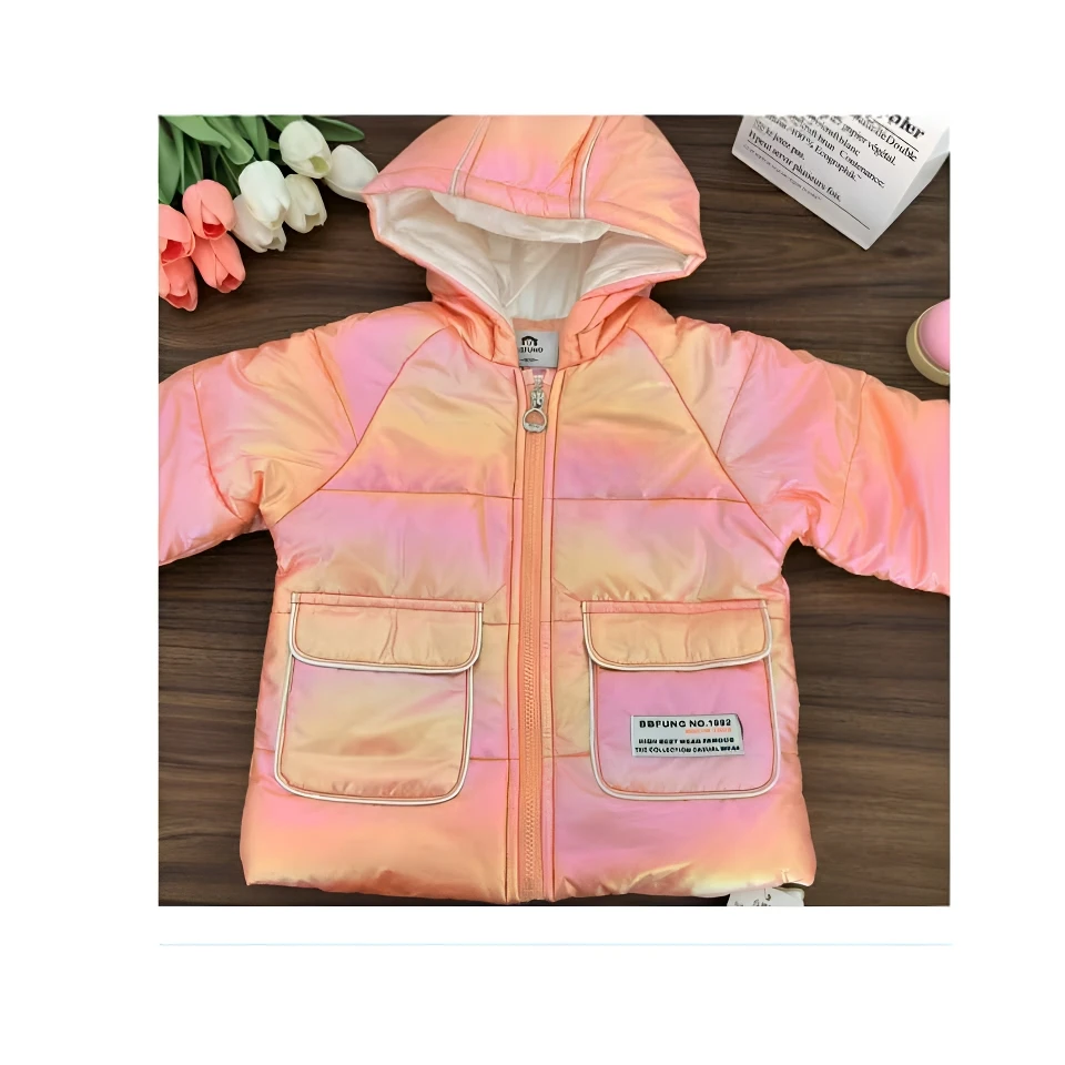 （001-199）四季长短款加绒加厚男童女童连帽外出