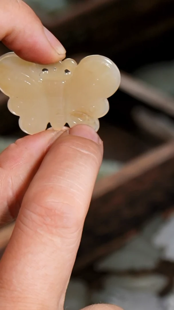 和田玉未镶嵌颈饰0001