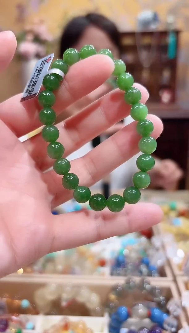 未镶嵌手串和田玉设计款珠串8+