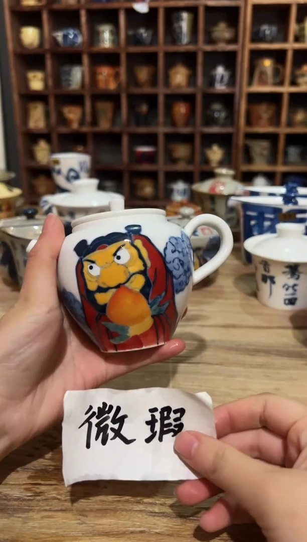 【闪购商品】观云听雨原创手绘茶具