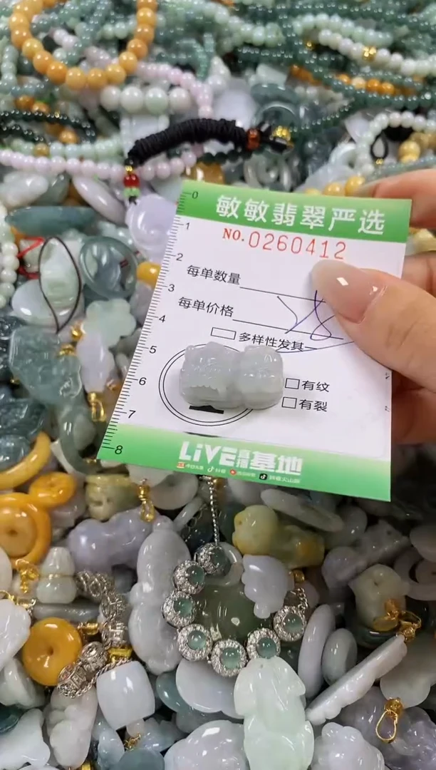 翡翠未镶嵌颈饰闪购0260412多样性发其一
