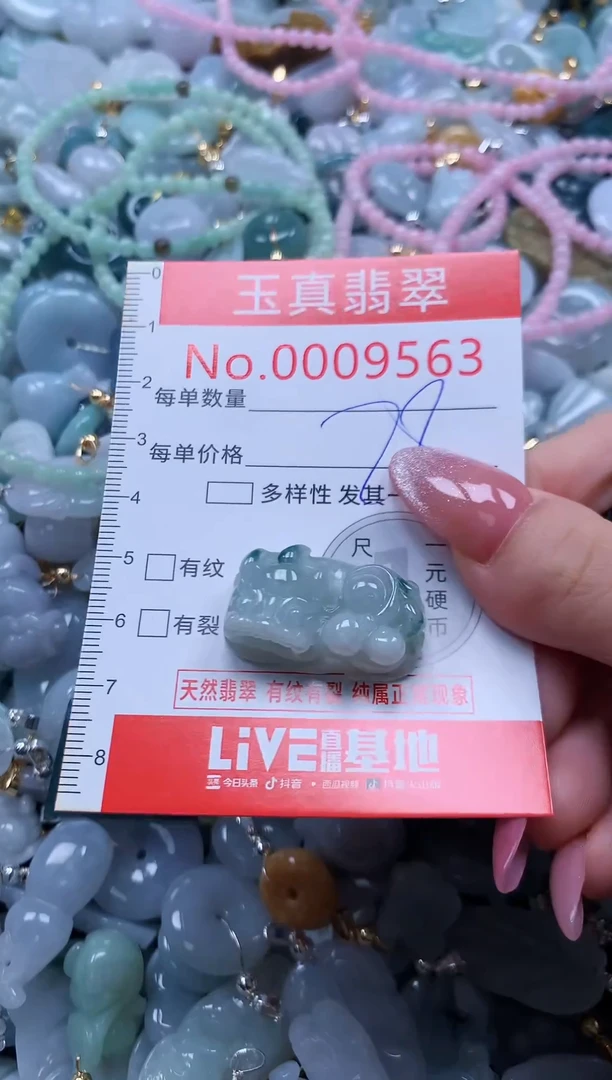 翡翠未镶嵌吊坠(不含链)9563