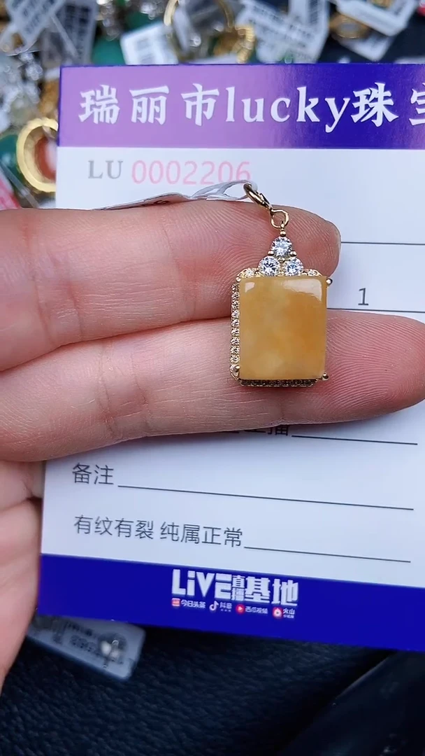 颈饰银S925镶嵌翡翠2200