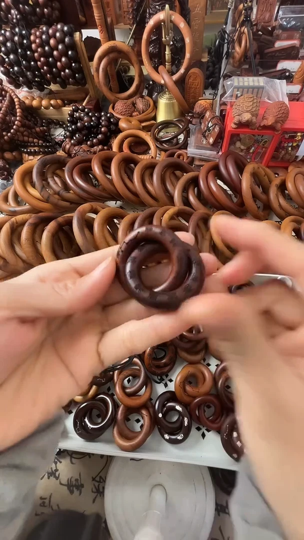 枣木乾坤圈老桃木25圈口一物一拍