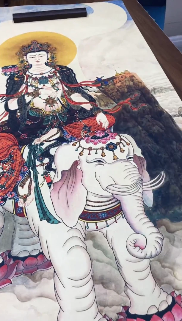 卷轴画精品挂饰 唐卡tk16162