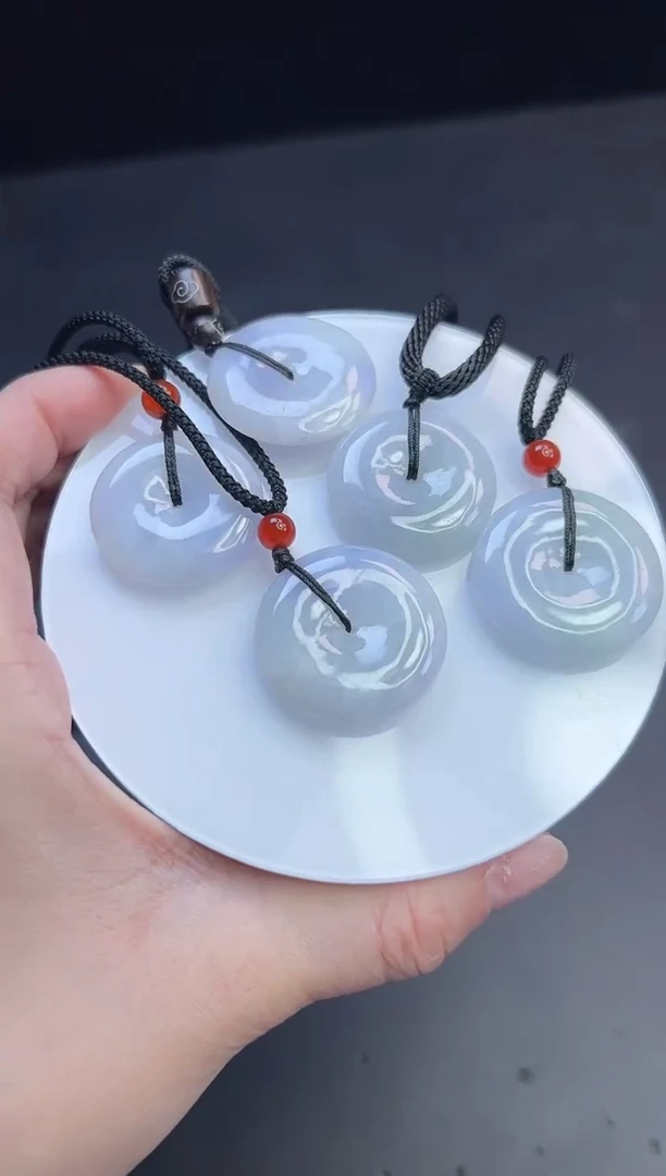 颈饰未镶嵌翡翠G998T0919304平安扣多样性发一