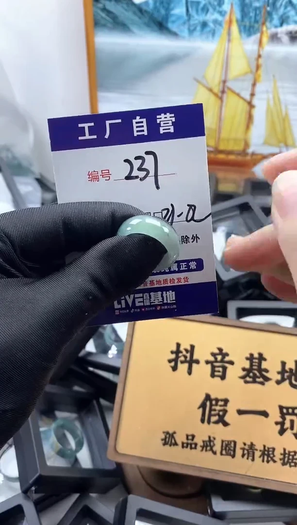 未镶嵌戒圈翡翠237