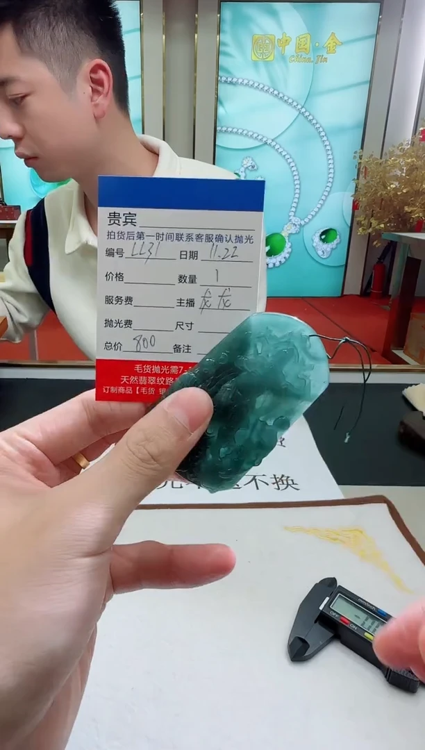 未镶嵌定制翡翠LL31翡翠吊坠-多样性发其一