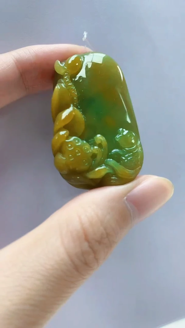 未镶嵌定制翡翠5145zm-毛货挂件77
