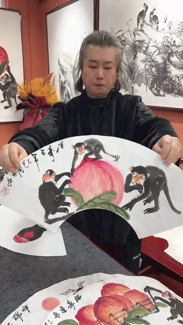 国画周大拙/国画/花鸟