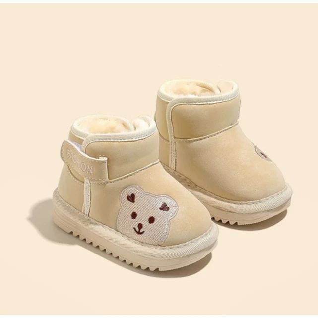 儿童冬季加绒加厚雪地靴