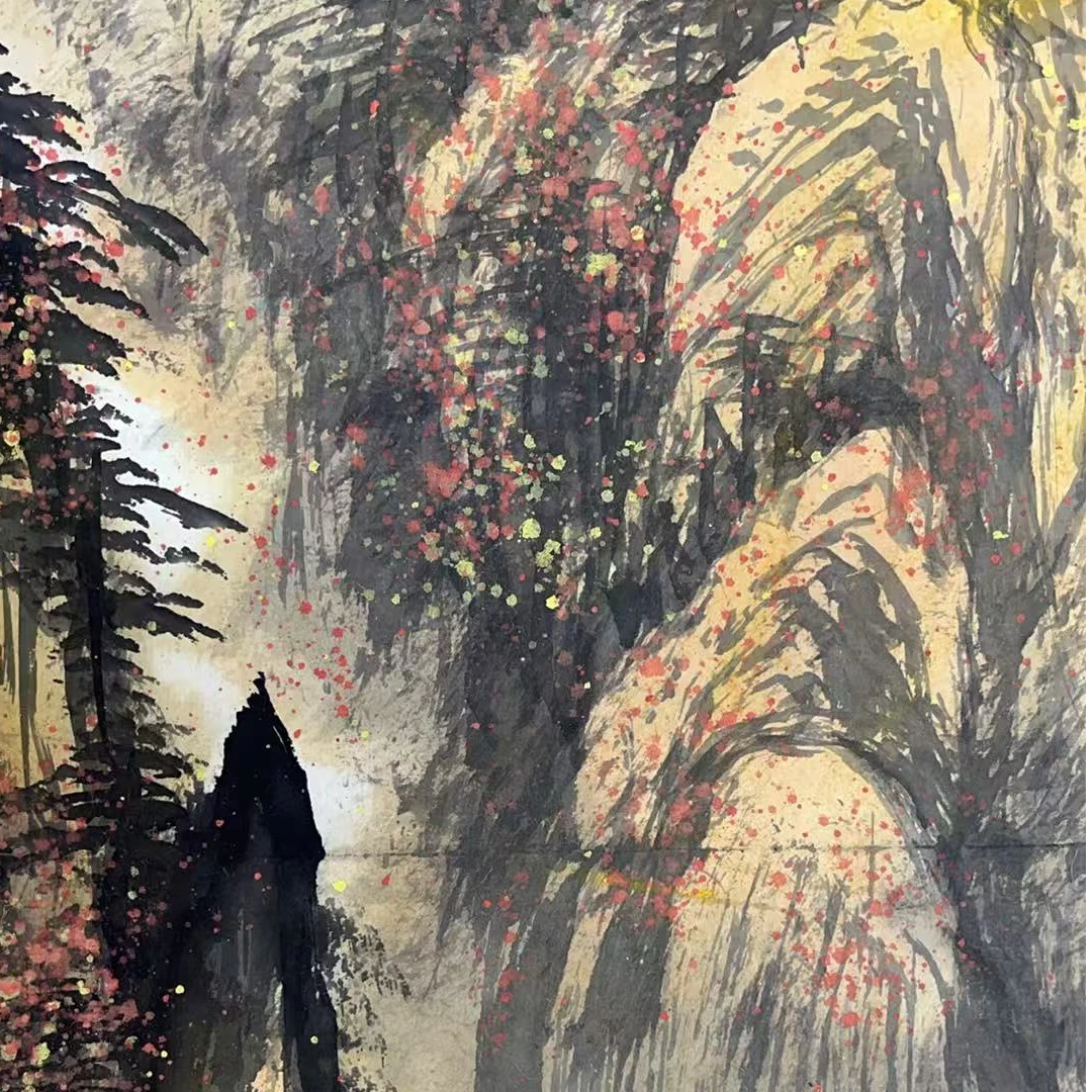 郑乐华手绘绘画作品-205
