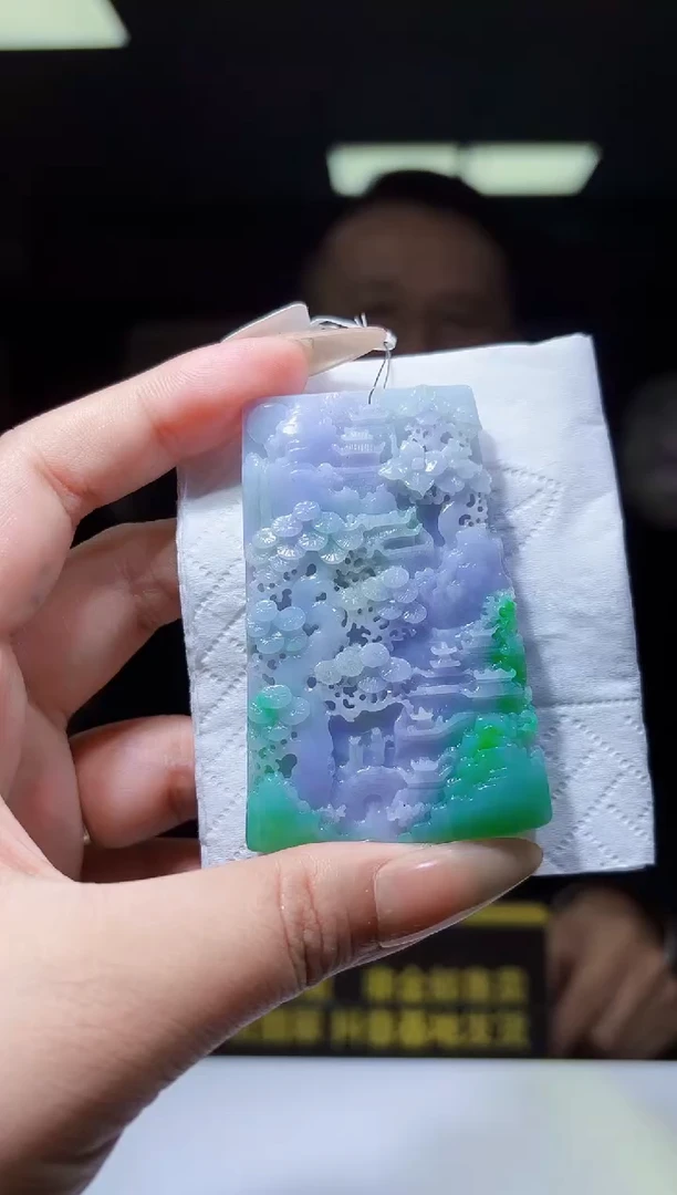 未镶嵌定制翡翠12/1110/L/山水