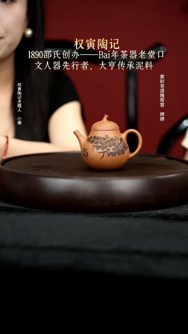 茶壶紫砂22邵氏段泥茄瓜160cc