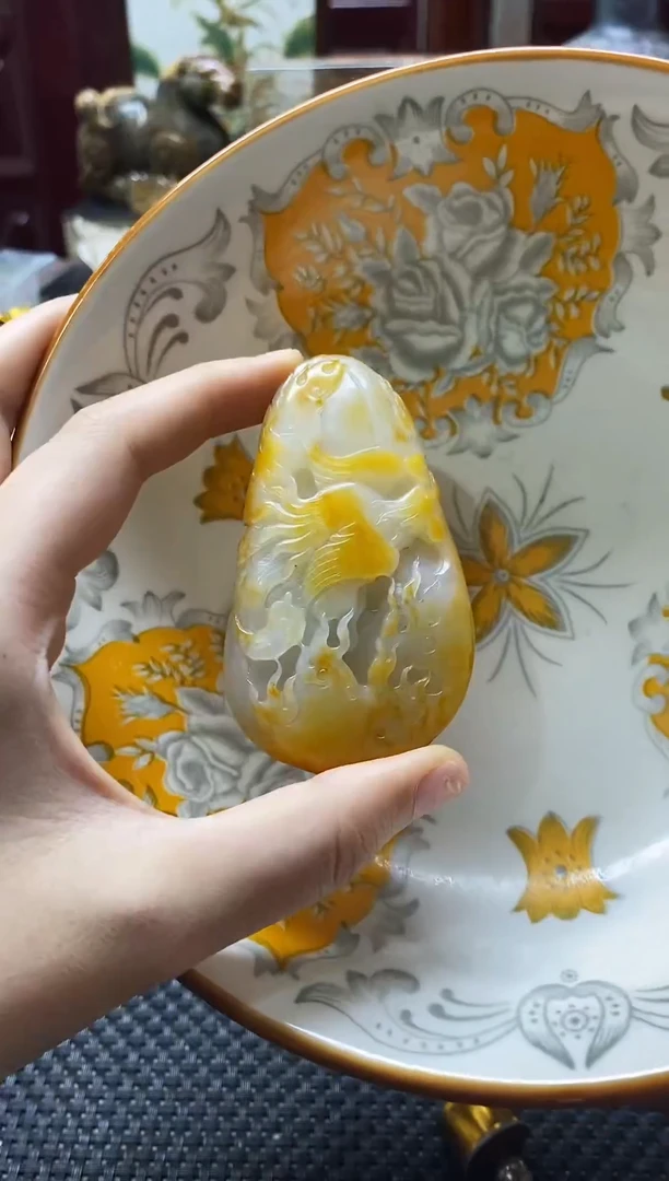 瓷片瓷片 瓷器 摆件 1个