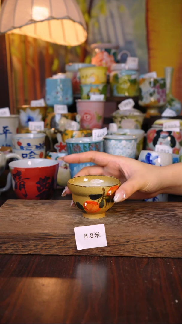 摆件泥垚手作 景德镇手工手绘器物