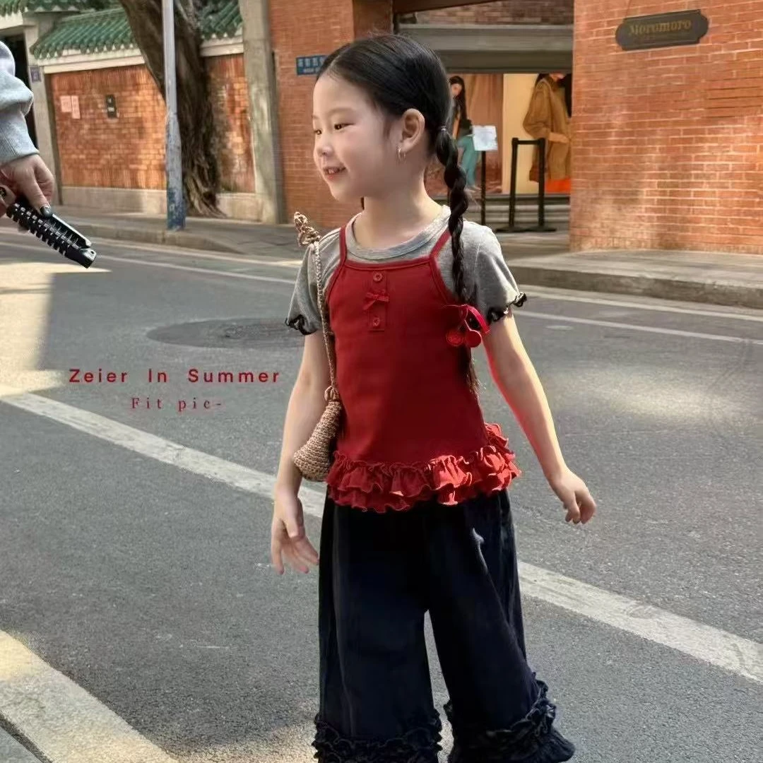 Alice *Ts-1*女童春夏季新款日常上衣套装