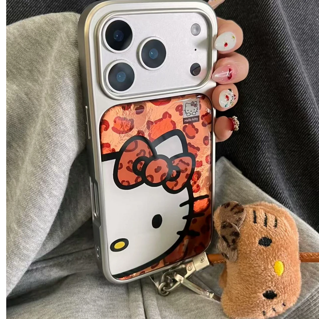 豹纹KT适用苹果iPhone17手机壳16ProMax/14Pro防摔15软壳