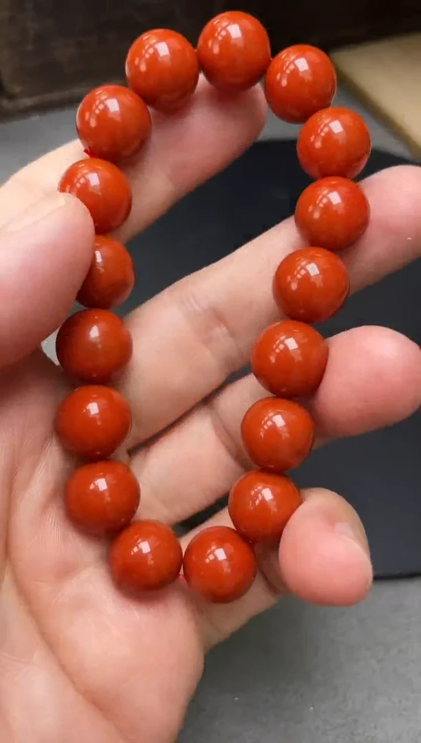 未镶嵌手串南红玛瑙南红珠串