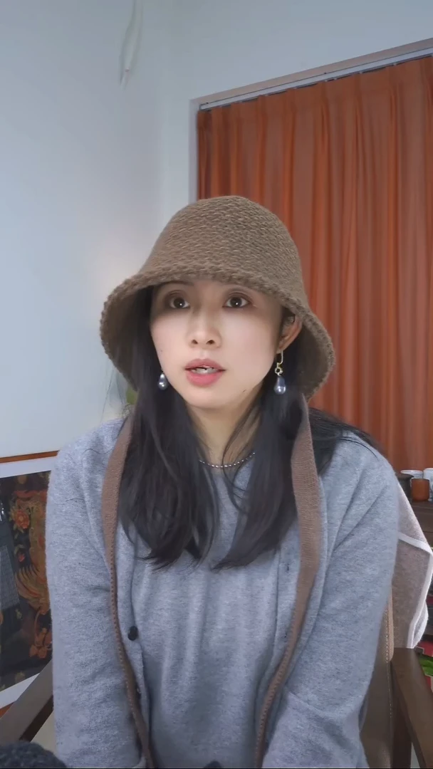 纯棉深咖色素带渔夫帽