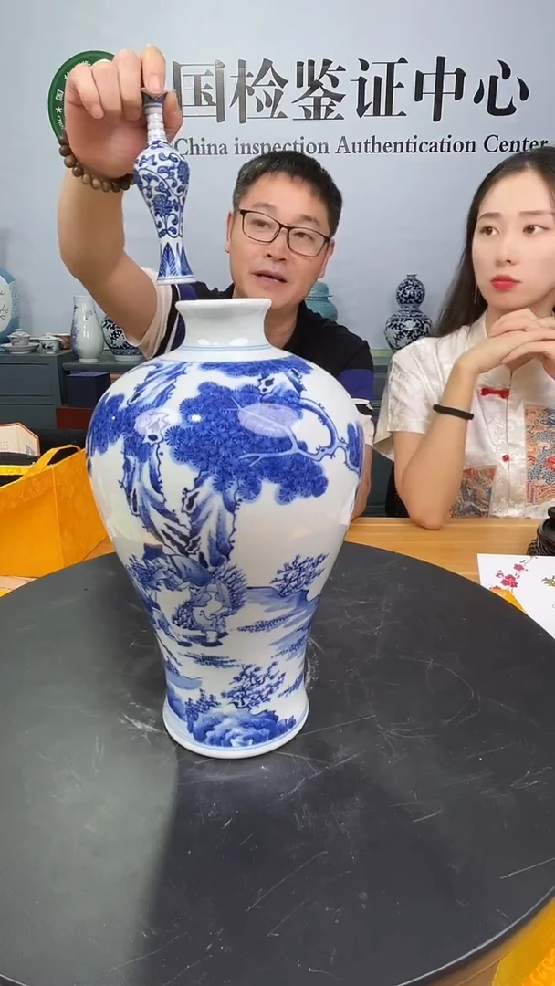 摆件景德镇陶瓷手工手绘摆件