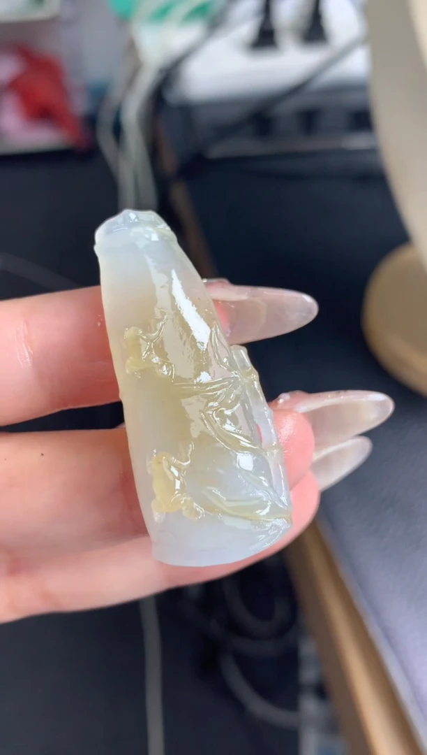 定制翡翠未镶嵌竹节