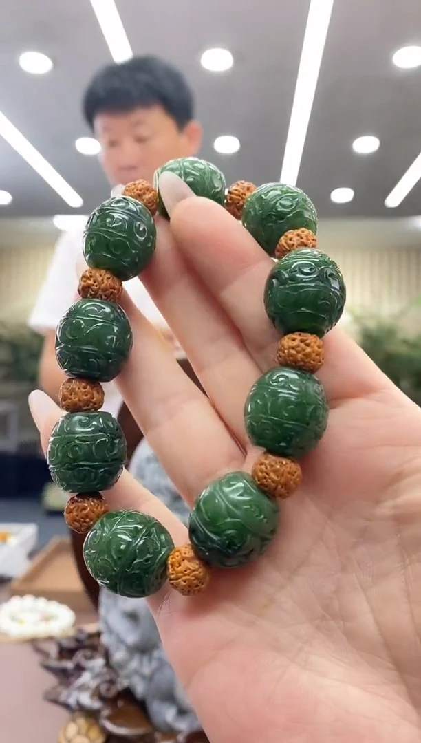 手链未镶嵌和田玉手串