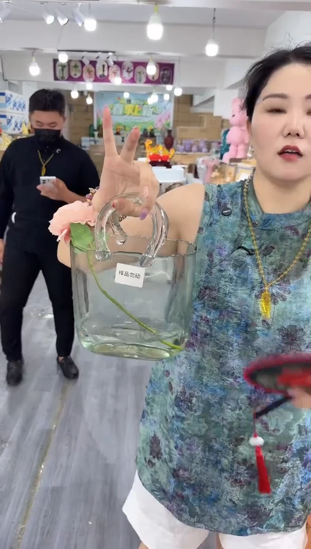 琉璃瑞棋花瓶花器B-晚13