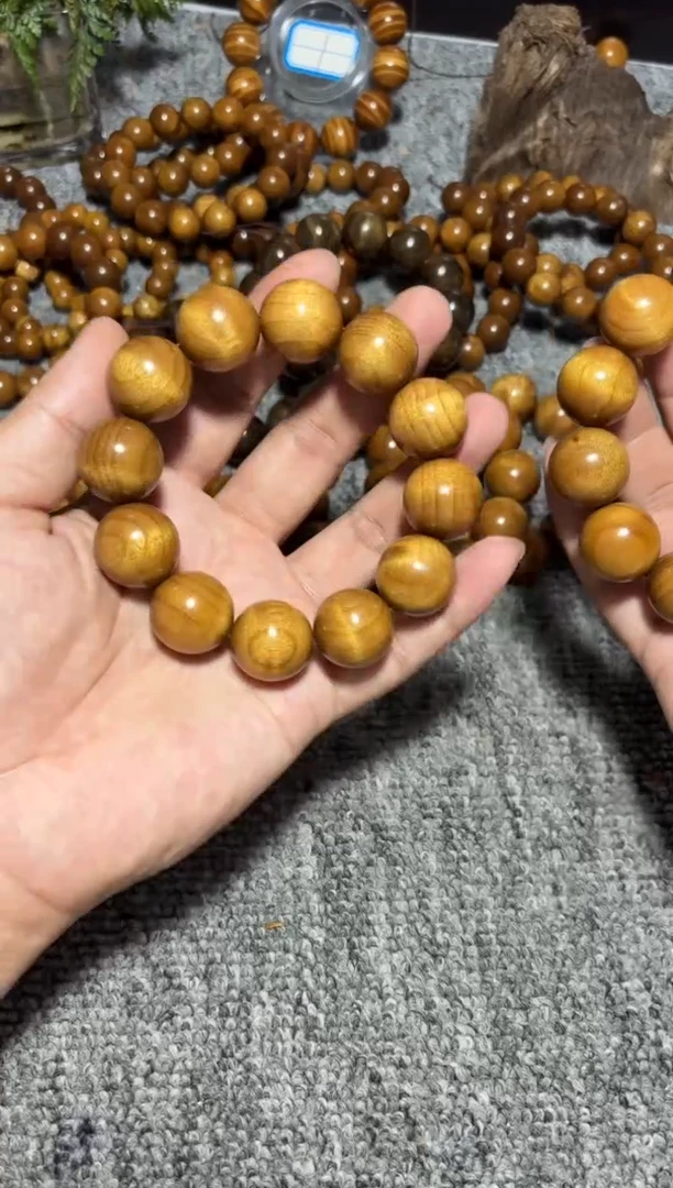金丝楠手串/手链枯木老料2.0药香味49.8