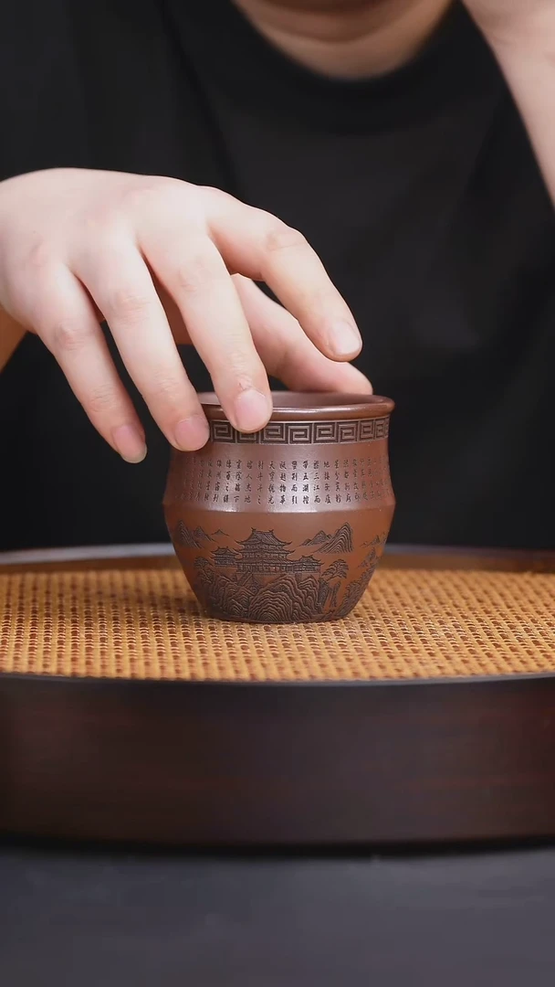 宜兴全手工紫砂杯