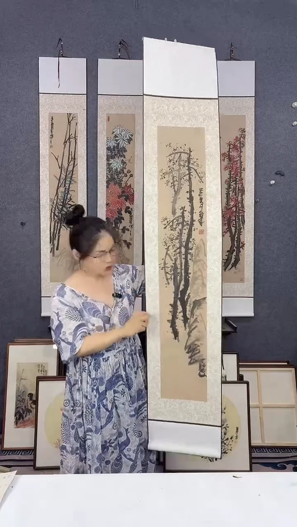 国画175*32吴铁成作品