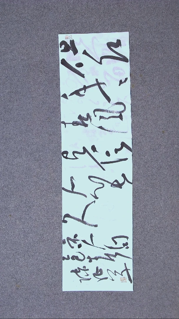 书法 陈征河南南阳 90*25尺寸