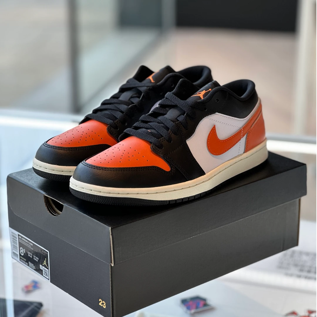 AIR JORDAN 1 LOW 男款低帮防滑复古运动篮球鞋休闲板鞋官方正品