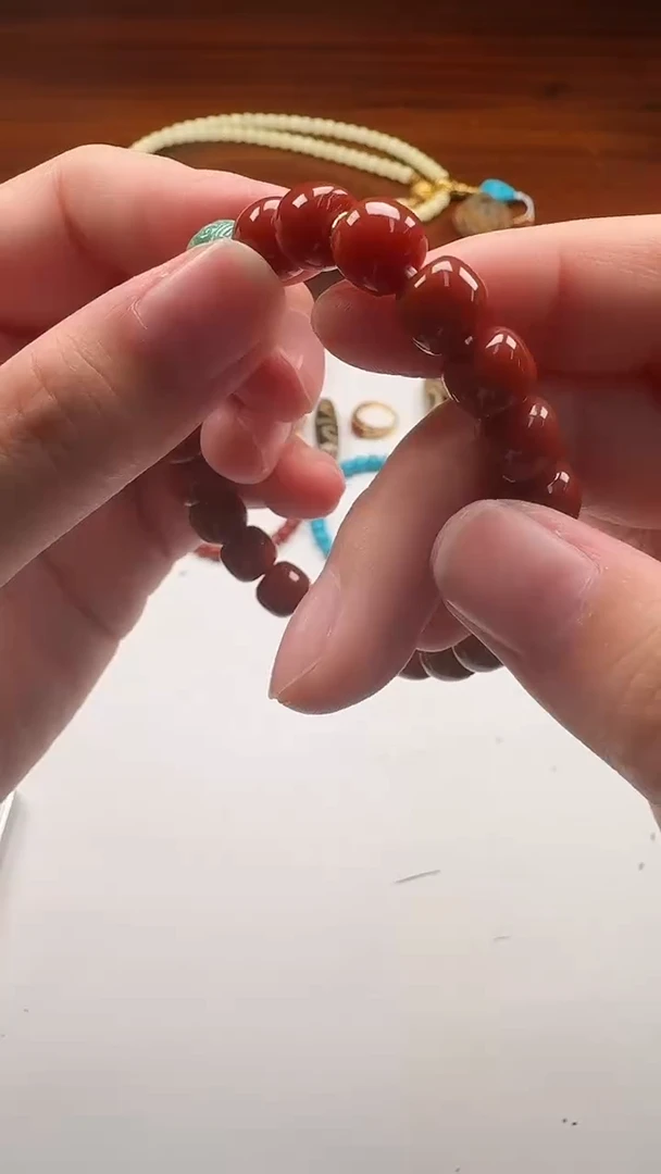 未镶嵌手串南红玛瑙J****~手串手串