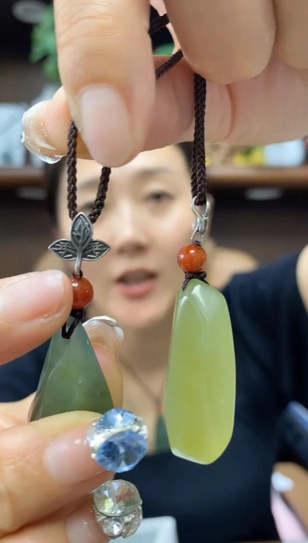 岫玉未镶嵌吊坠多样性发货其中发一