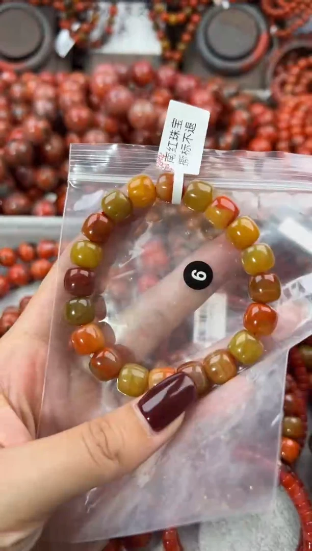 未镶嵌手串南红玛瑙10+