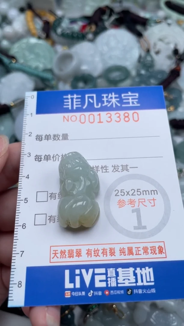 颈饰未镶嵌翡翠13380
