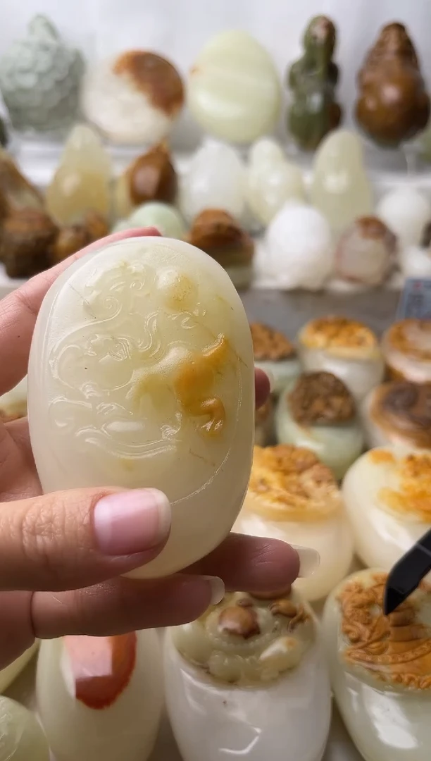 古青石棉纹正常不退换兔微瑕