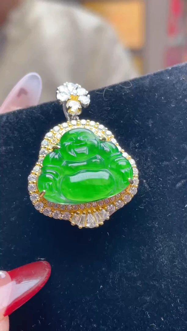 【闪购商品】翡翠颈饰银S925镶嵌2501090009