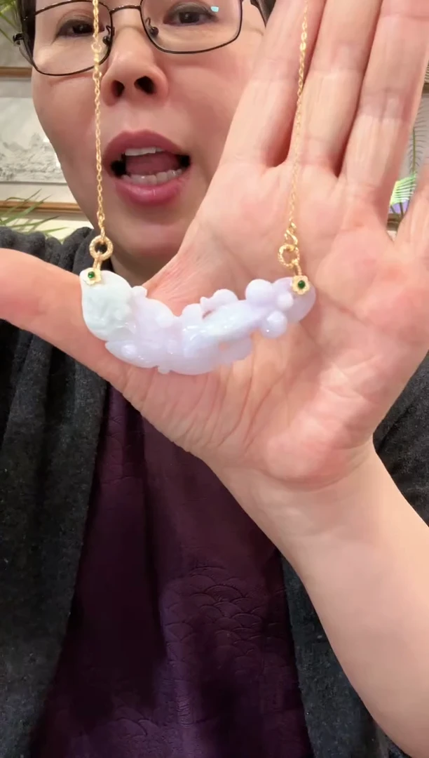 【闪购商品】翡翠颈饰未镶嵌国风