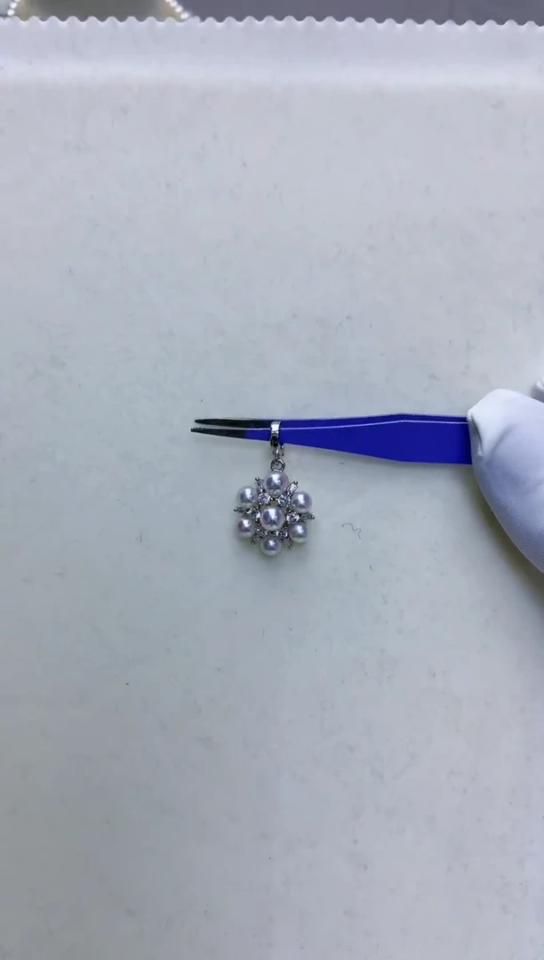 【闪购商品】海水珍珠饰品银S925镶嵌设计款吊坠