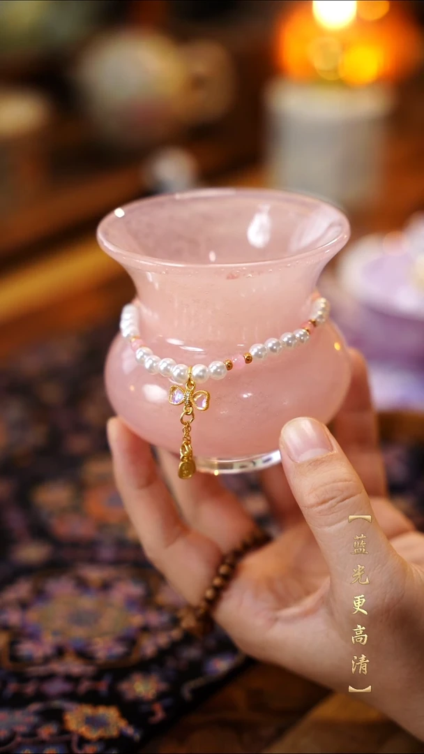 【闪购商品】撒粉建水水晶玻璃茶渣缸