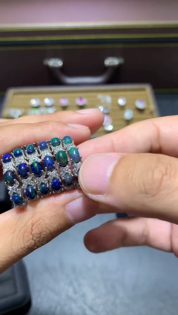 未镶嵌欧泊戒指D81【多样性发其一】