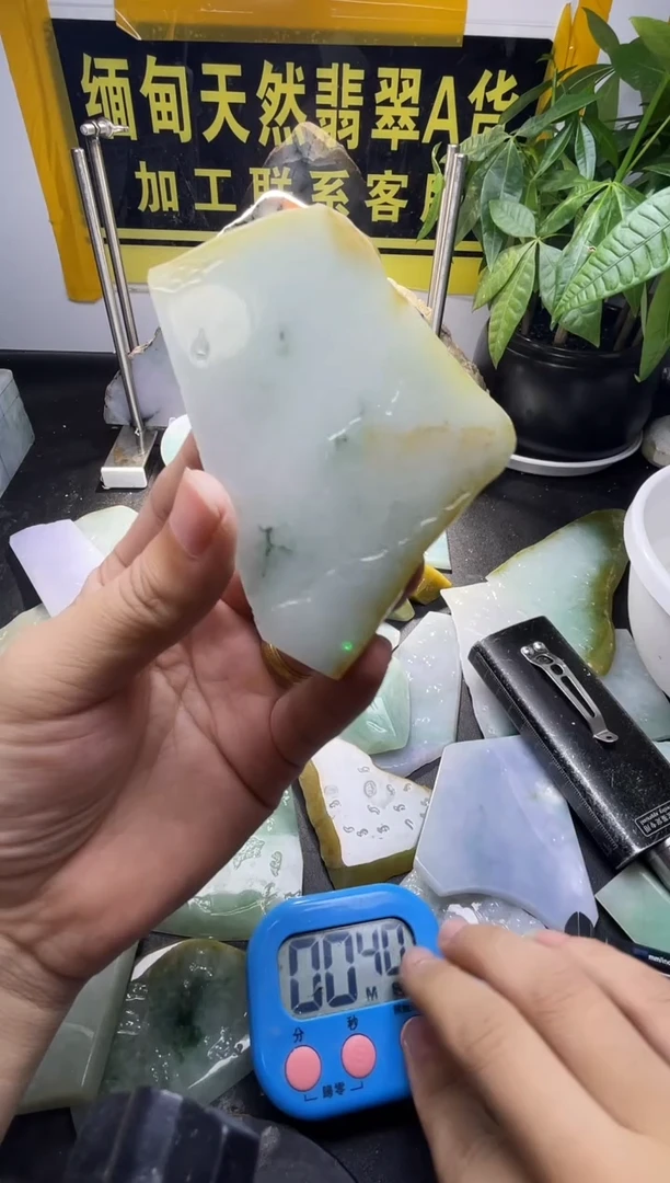 定制翡翠未镶嵌狸*猫翡翠108