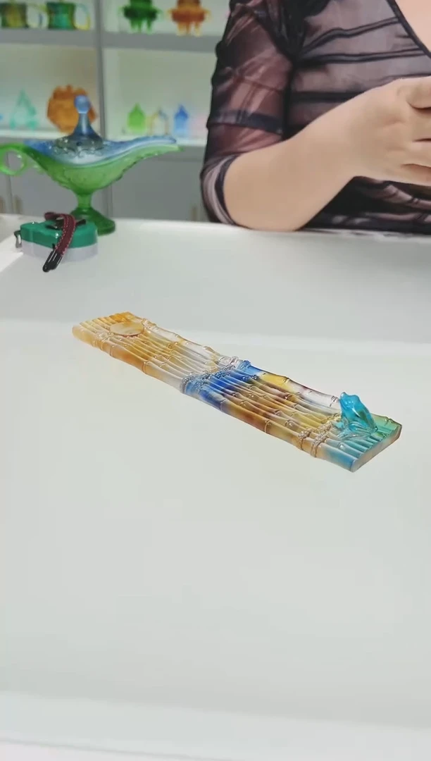 琉璃手工艺品古法琉璃香插