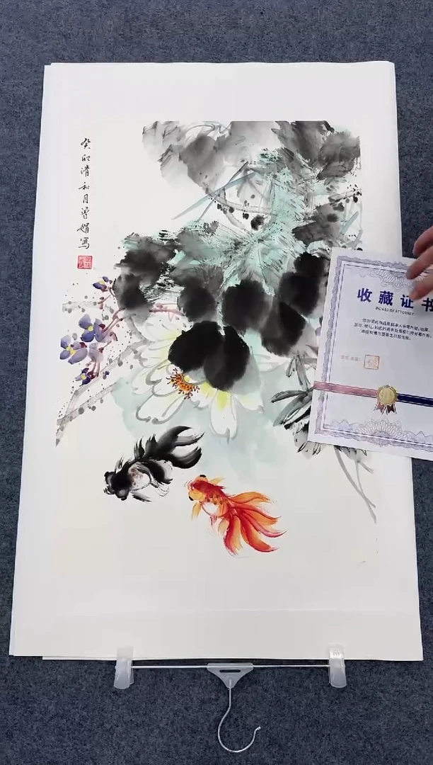 国画同类国画大写意鱼型随机