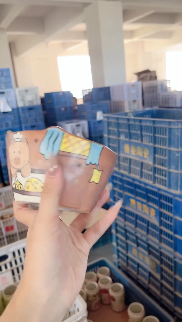 陶瓷手工手绘陶瓷直播间