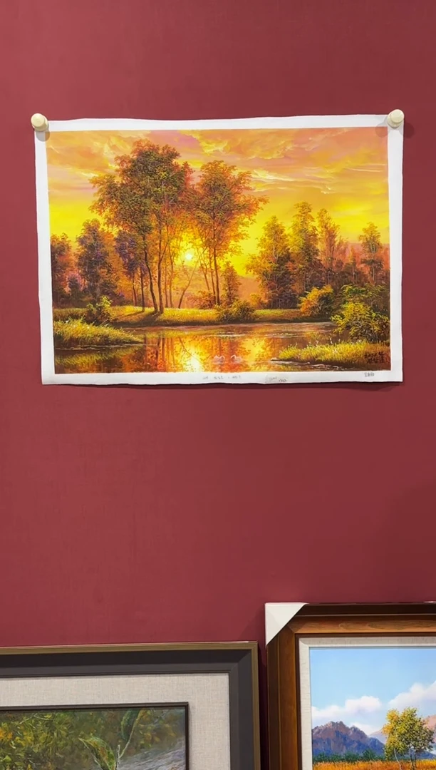 油画纯手绘油画 画芯 79*53cm