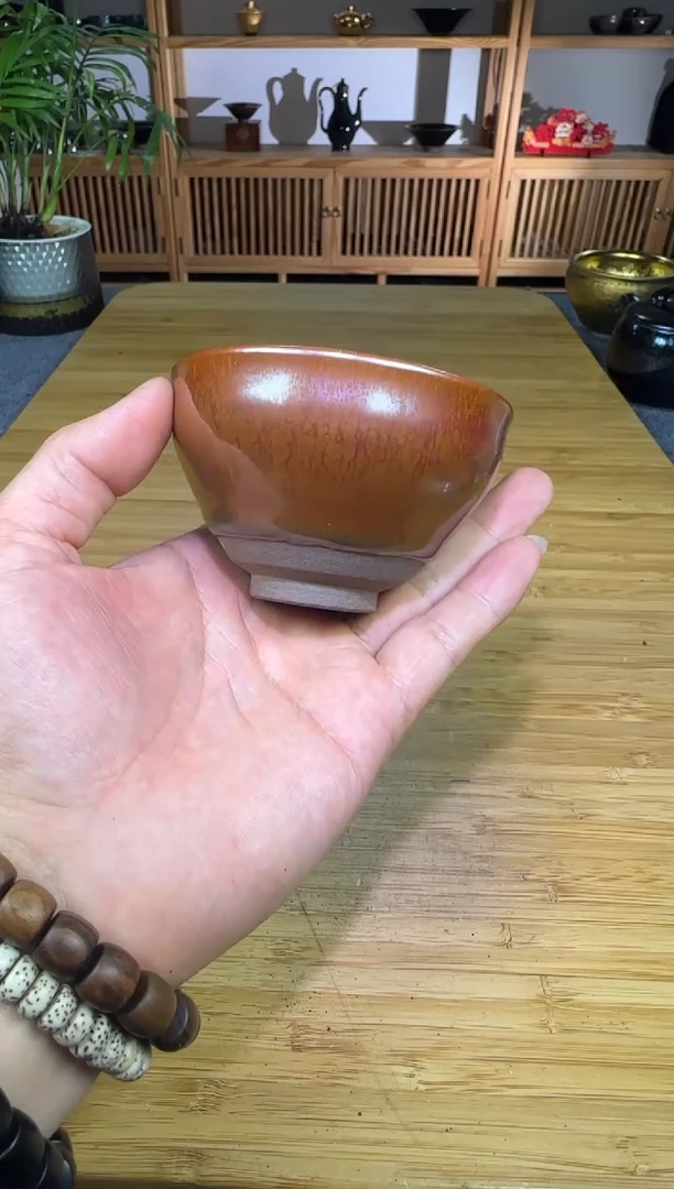 茶盏茶盏8888888柴烧铁锈束口福利